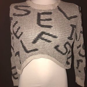Crop top sweater